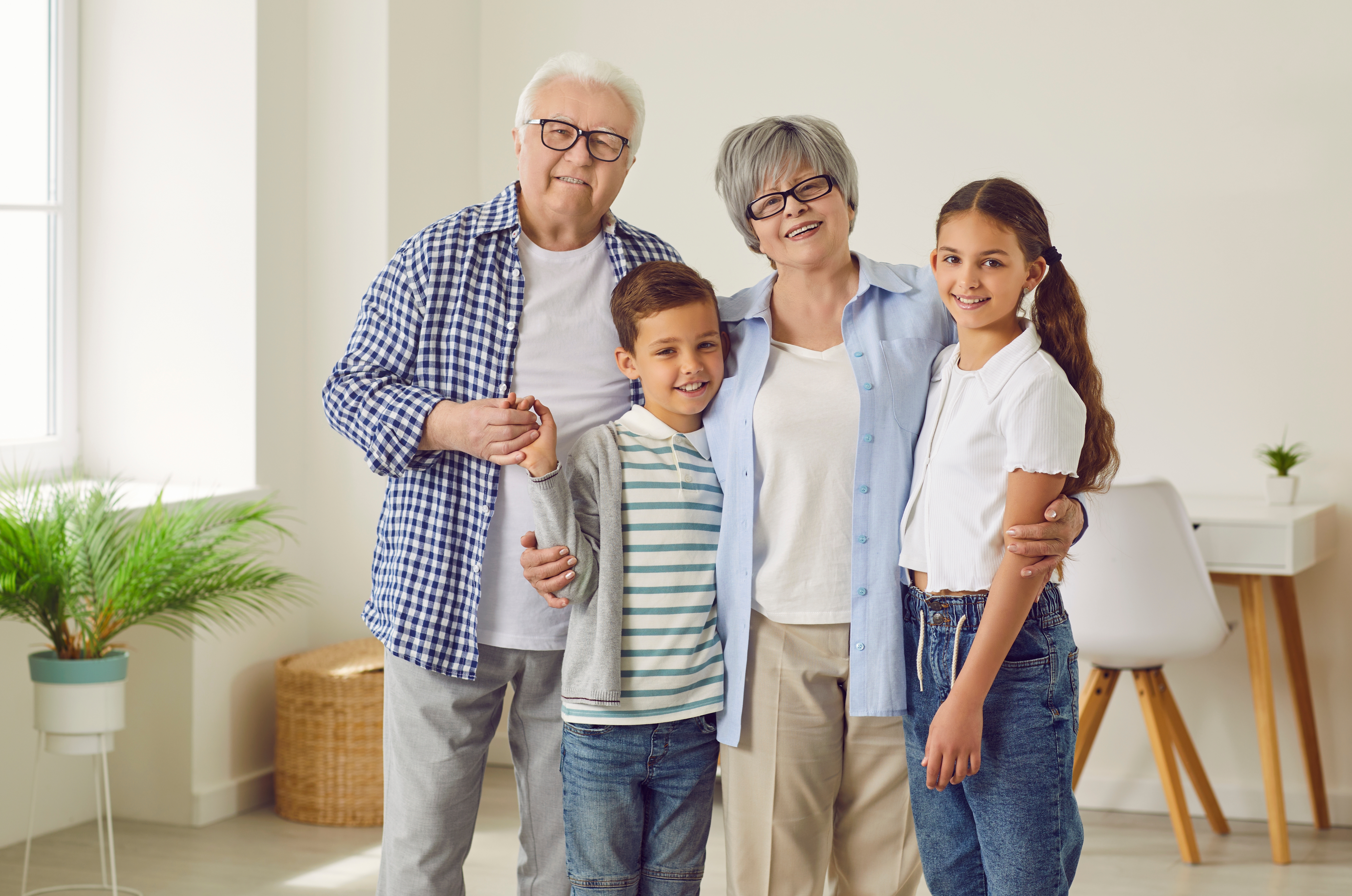 Grandparents sitting with their grandchild during a custody dispute in Huntersville North Carolina illustrating third party and grandparent rights cases